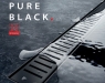 Решітка для водовідвідного жолоба Alca Pure-650BLACK