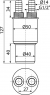 Перехідна муфта Alca AKS6 HT 40/50×G1/2" 
