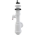 Cифон для мийки Alca Plast A442P-DN50/40 з пластмасовою решіткою DN 70