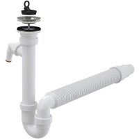 Сифон трубчатый для мойки Alca Plast A830-DN50/40