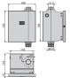 Автоматическое устройство смыва для унитаза Alca Plast ASP3-KB 6V